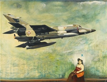 Painting, Ghasem Hajizadeh, Super Étendard, 2000, 4733